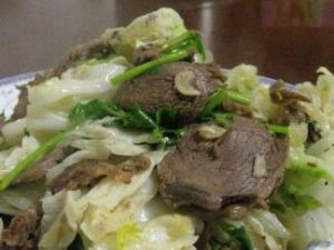 回鍋牛肉炒白菜 回鍋牛肉炒白菜