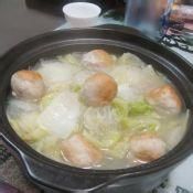 白菜海蝦雞蛋煲 白菜海蝦雞蛋煲