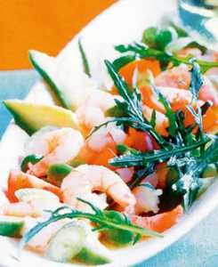 褐蝦鱷梨沙拉 褐蝦鱷梨沙拉