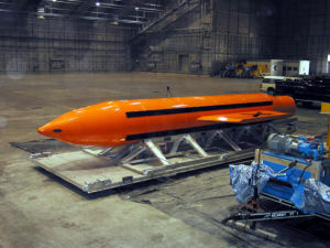 美國GBU-43B巨型炸彈被稱為炸彈之母