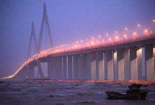 杭州灣跨海大橋美麗夜景