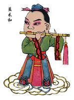 武強年畫《韓湘子》　