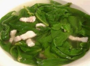 竹葉菜雞片湯 竹葉菜雞片湯