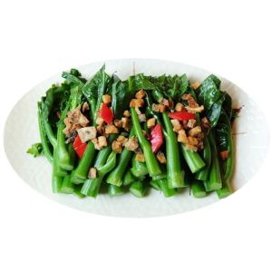 鹹魚炒芥藍 鹹魚炒芥藍