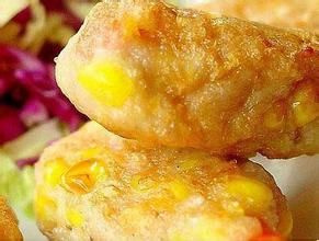 菌油煎魚餅 菌油煎魚餅