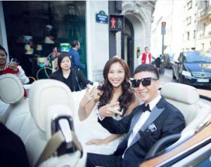 孫紅雷與王駿迪結婚照