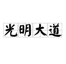光明大道[漢語詞語]