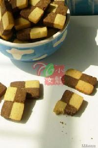 香草可可棋格餅乾