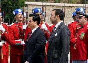 胡錦濤訪問摩洛哥