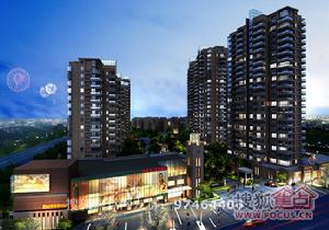 藍灣夜景效果圖