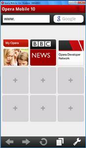 Opera mobile for Windows Opera mobile for Windows