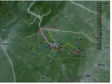 彭州公交線路圖