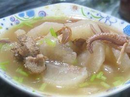 魷魚蘿蔔湯
