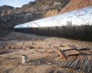 煤礦採空區用波紋管涵