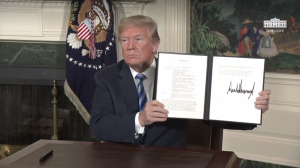 特朗普宣布美國退出伊核協定