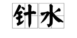 針水 針水