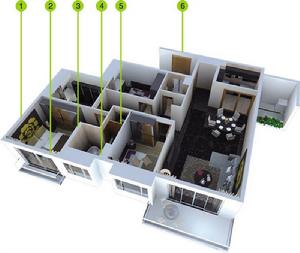 現澆輕質複合牆體
