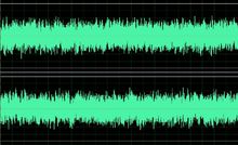 粉紅噪聲頻譜儀的圖形