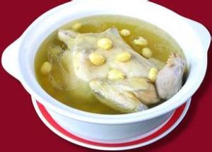 雞肉白果煎 雞肉白果煎