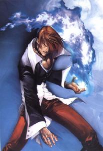 拳皇遊戲裡面的人物畫像和格鬥場面畫