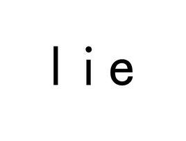 lie[英語單詞]