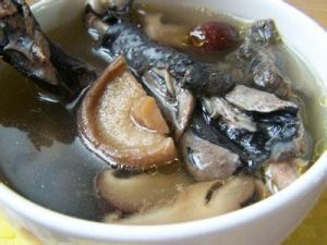 烏骨雞香菇粥 烏骨雞香菇粥