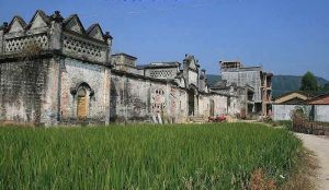 圖為馬曉軍故居側面