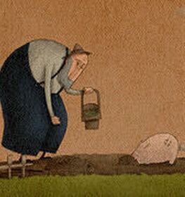 老人與小豬 老人與小豬