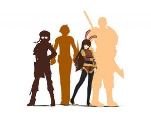 Velvet及其隊友的剪影