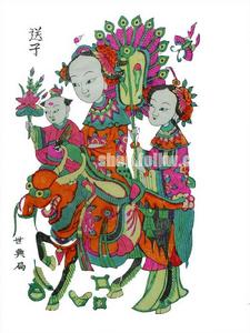陝西鳳翔木版年畫 陝西鳳翔木版年畫