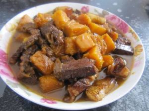 紅燒肉燉豆角南瓜 紅燒肉燉豆角南瓜