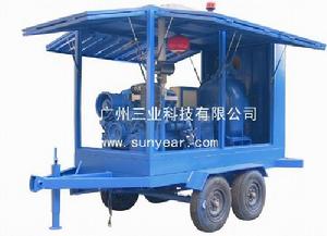 四輪拖車移動型消防泵組