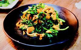 大蒜炒麵筋 大蒜炒麵筋