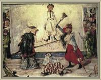 《骷髏爭奪上吊屍體》