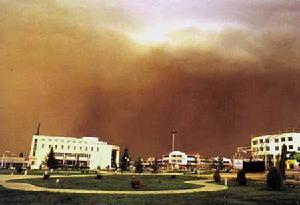 阿拉善沙塵暴 阿拉善沙塵暴