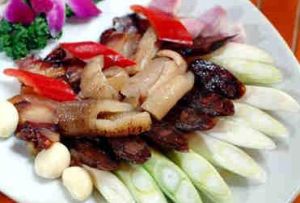 扒雞脯釀海參 扒雞脯釀海參