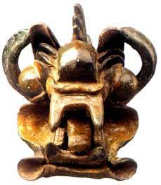 琉璃釉釉獸頭 琉璃釉釉獸頭