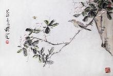 蜂雀壓海棠 蔣雨濃