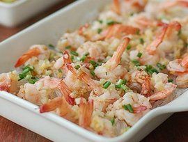 蒜蓉冬粉蒸蝦 蒜蓉冬粉蒸蝦