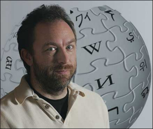 （圖）維基百科創始人威爾斯