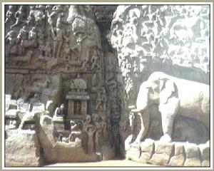 《恆河女神降凡圖》(局部)