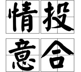 情投意合[漢語成語]