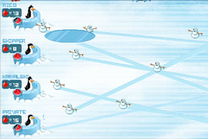 瘋狂企鵝之消滅雪人