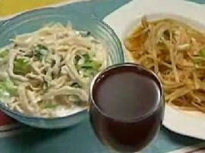 鮮奶肉絲燴餅絲 鮮奶肉絲燴餅絲