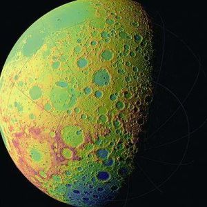 月球背面照:隕坑滿地