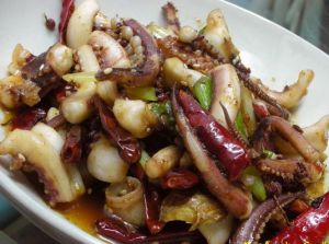 辣炒孜然魷魚 辣炒孜然魷魚