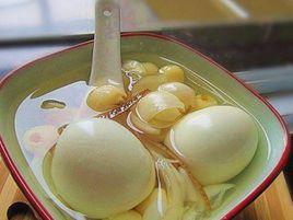 蓮子百合雞蛋糖水 蓮子百合雞蛋糖水