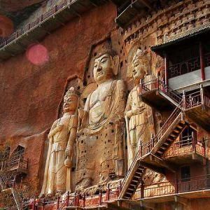 麥積山石窟 麥積山石窟