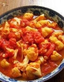 茄汁燴菜花 茄汁燴菜花