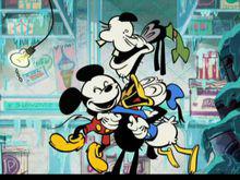 經重新設計後的米奇唐納德和高飛